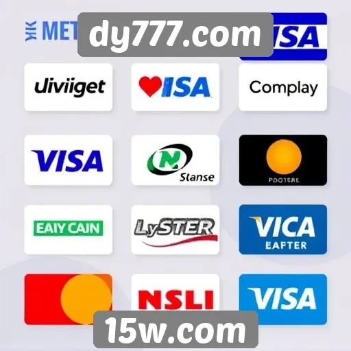 Comparação de métodos de pagamento no dy777.com