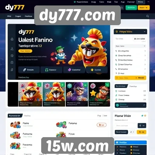 Análise da interface do usuário no dy777.com